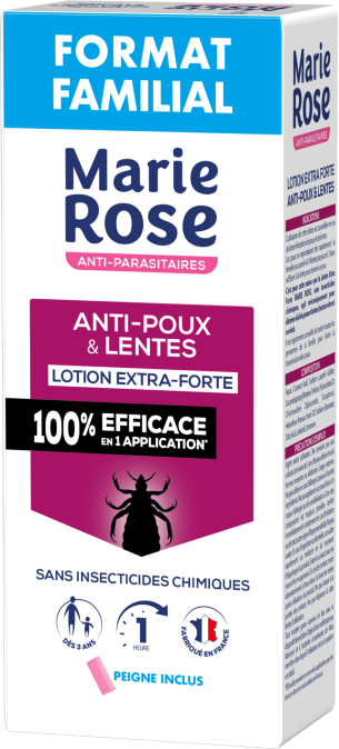 Marie Rose Shampooing Anti-Poux & Lentes Actifs Naturels 125ml